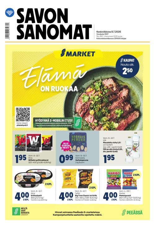 Savon Sanomat 8.7.2026