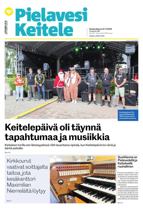 Pielavesi-Keitele 8.7.2026