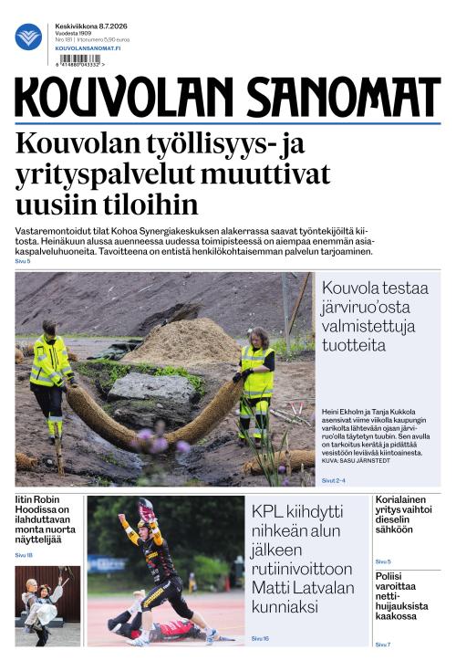 Kouvolan Sanomat 8.7.2026