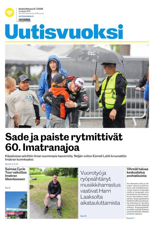 Uutisvuoksi 8.7.2026