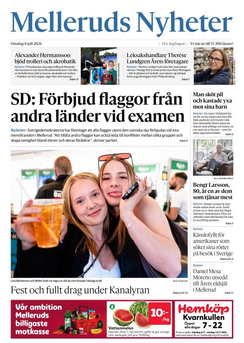 Melleruds nyheter 8.7.2026