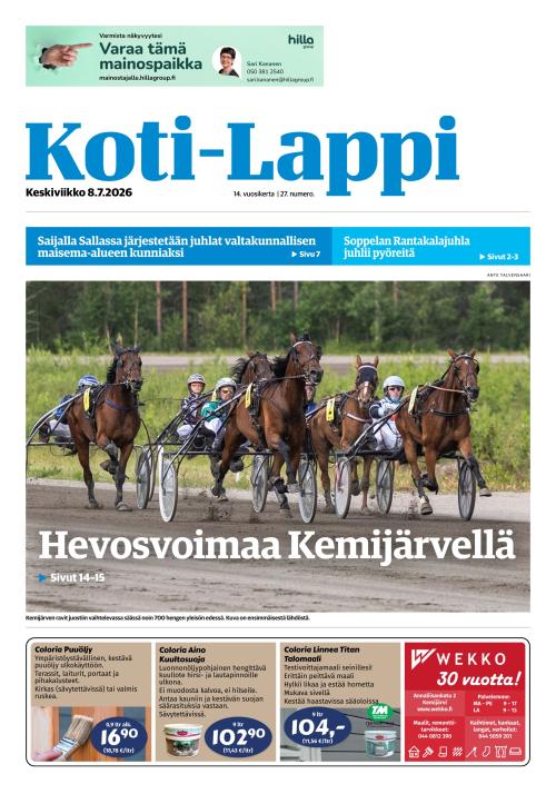 Koti-Lappi 8.7.2026