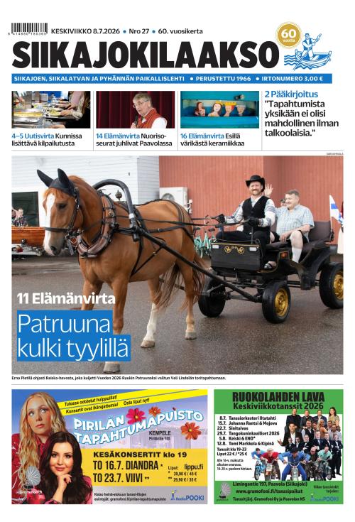 Siikajokilaakso 8.7.2026
