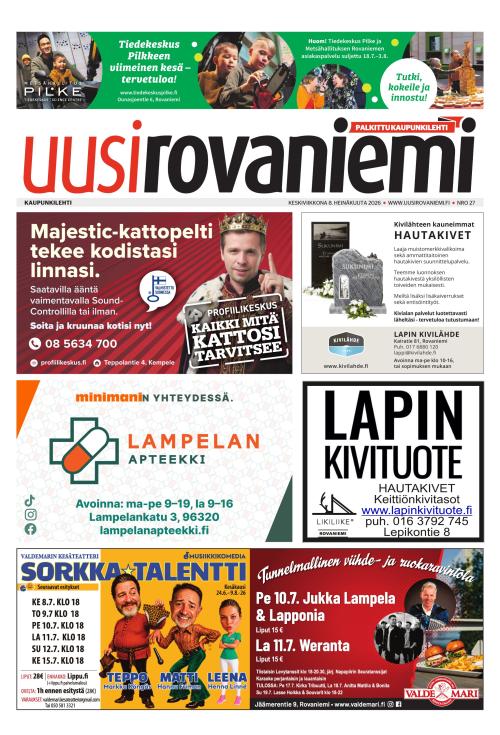 Uusi Rovaniemi 8.7.2026