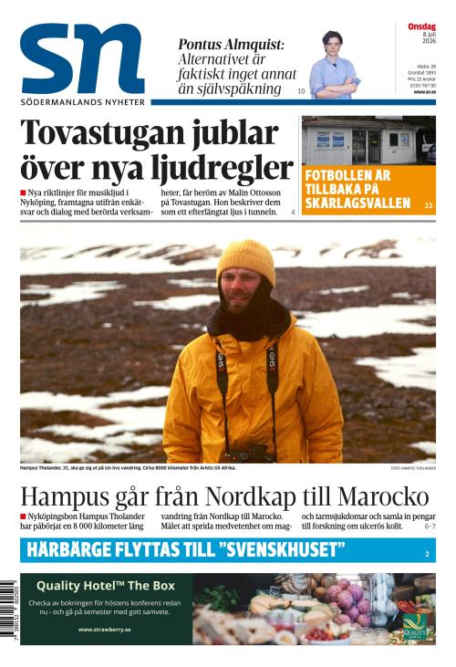 Södermanlands Nyheter 8.7.2026