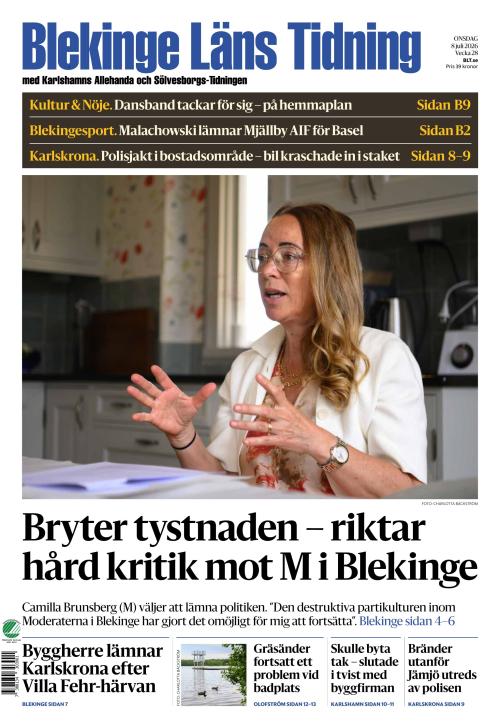 Blekinge Läns Tidning 8.7.2026