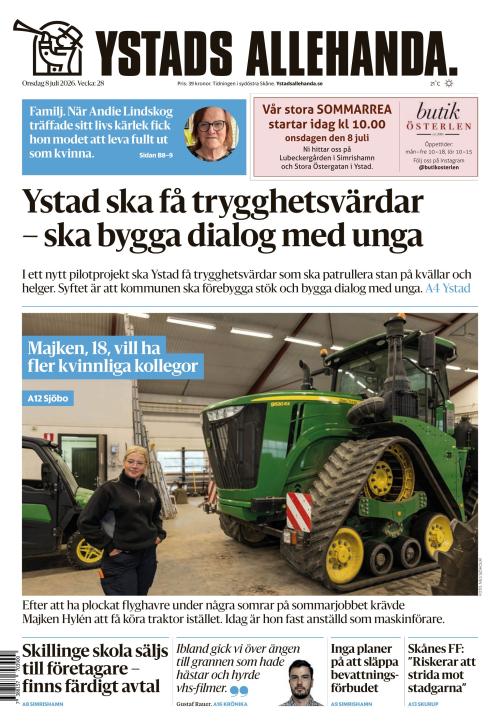 Ystads Allehanda 8.7.2026