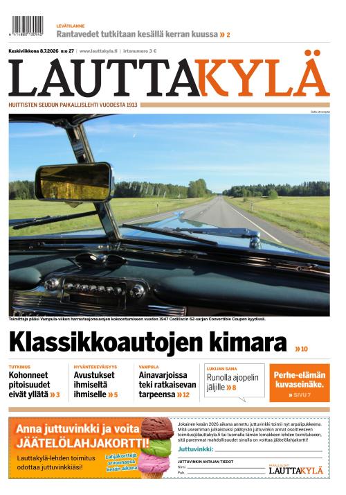 Lauttakylä-lehti 8.7.2026