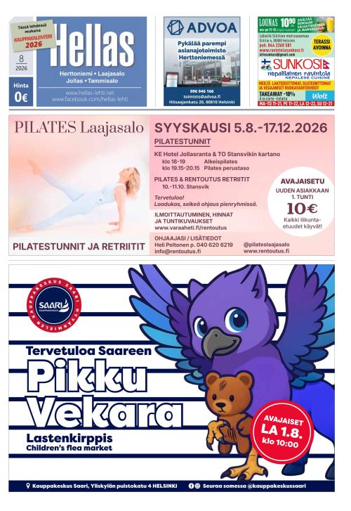 Hellas-lehti 9.7.2026
