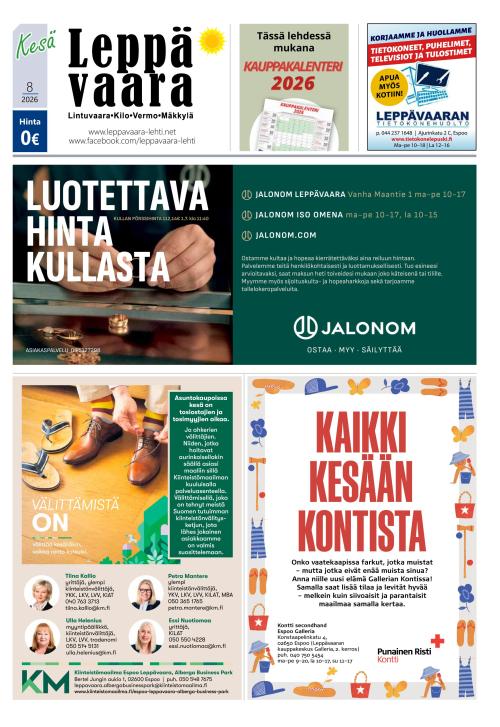Leppävaara-lehti 9.7.2026