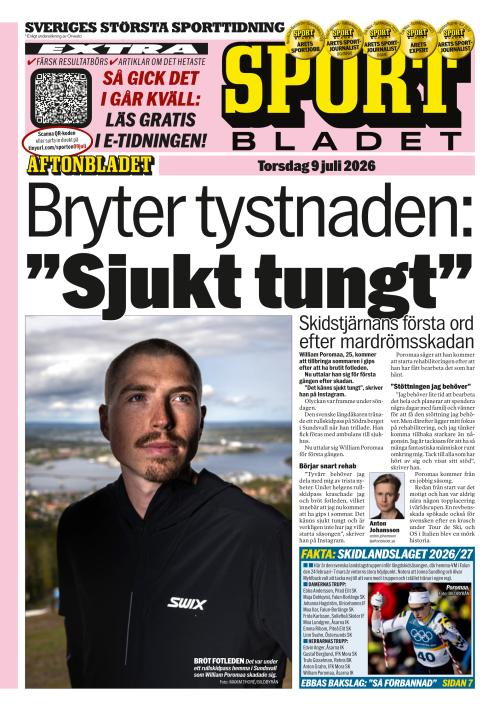 Aftonbladet Sportbladet 9.7.2026
