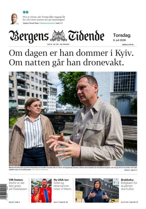 Bergens Tidende 9.7.2026