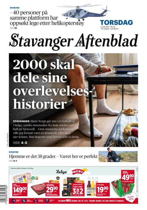 Stavanger Aftenblad 9.7.2026