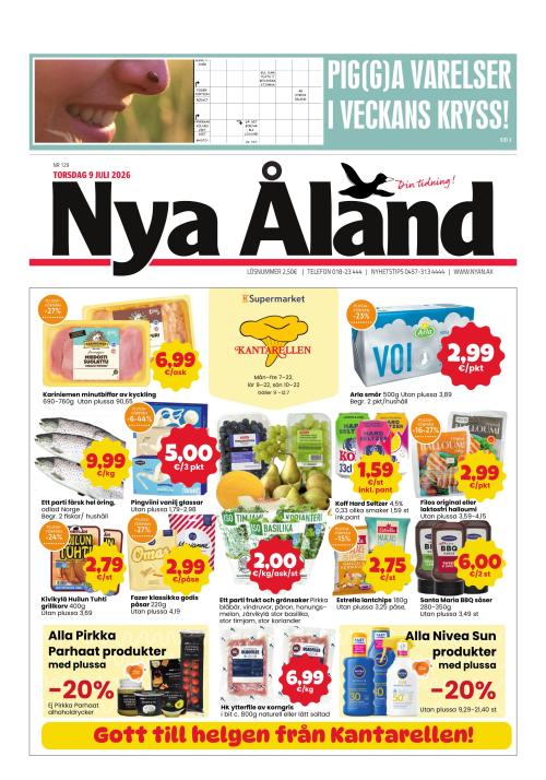 Nya Åland 9.7.2026