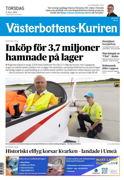 Västerbottens-Kuriren (SE) 9.7.2026