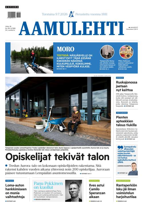 Aamulehti 9.7.2026