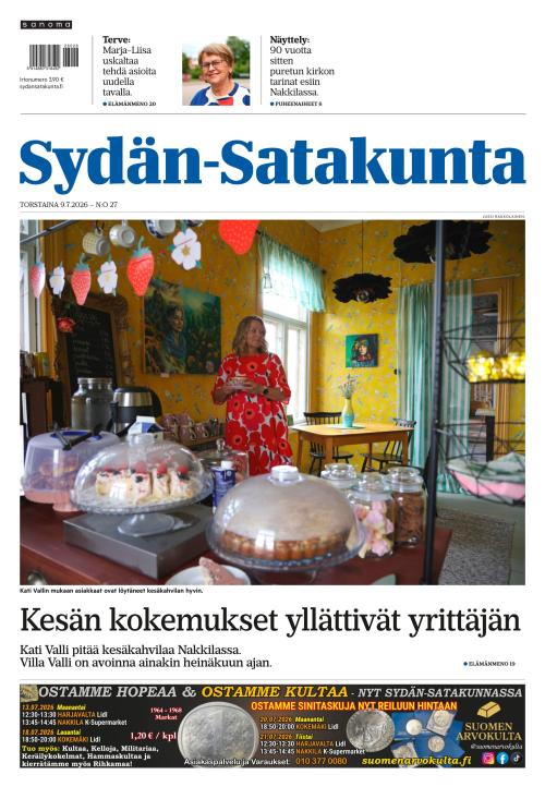 Sydän-Satakunta ja Jokilaakso 9.7.2026