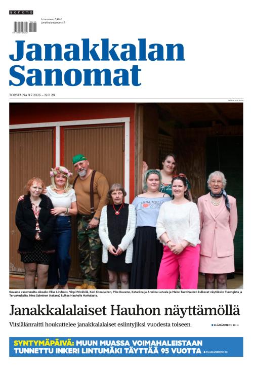 Janakkalan Sanomat 9.7.2026