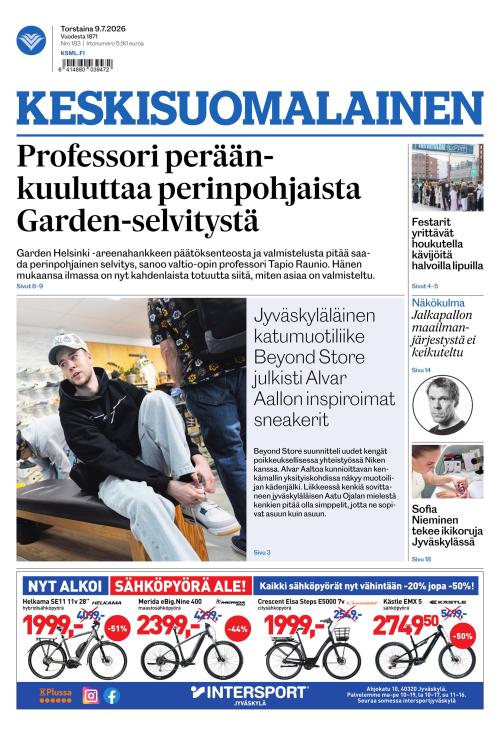 Keskisuomalainen 9.7.2026