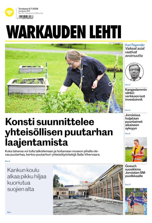 Warkauden Lehti 9.7.2026