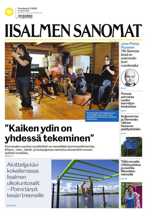 Iisalmen Sanomat 9.7.2026