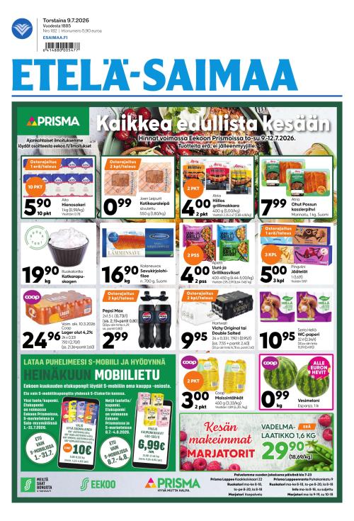 Etelä-Saimaa 9.7.2026