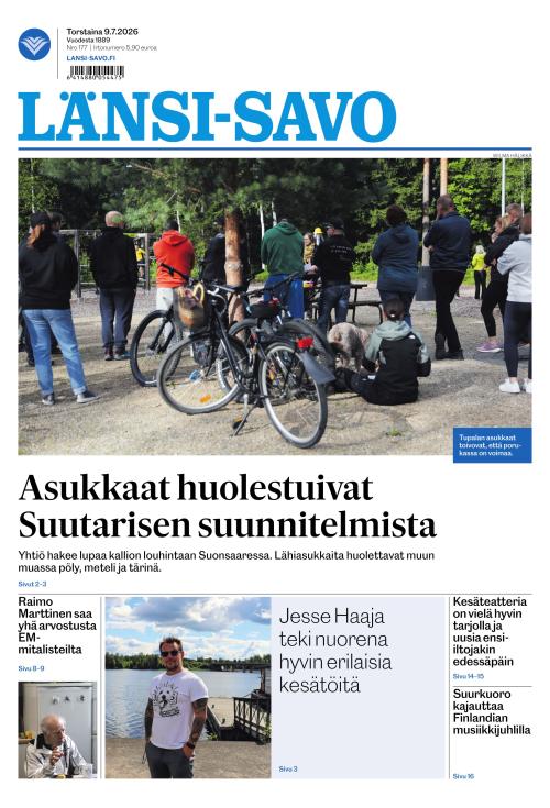 Länsi-Savo 9.7.2026