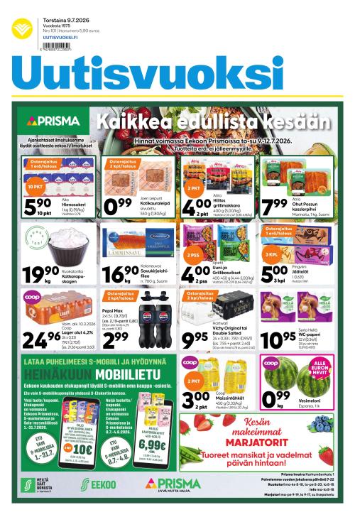 Uutisvuoksi 9.7.2026
