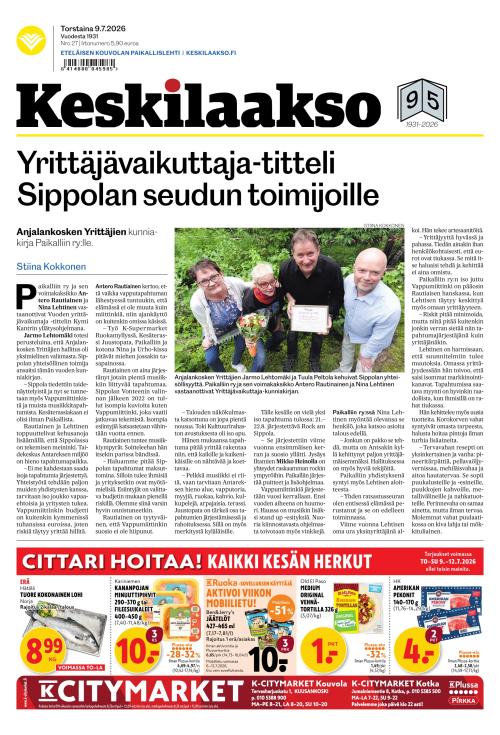 Keskilaakso 9.7.2026