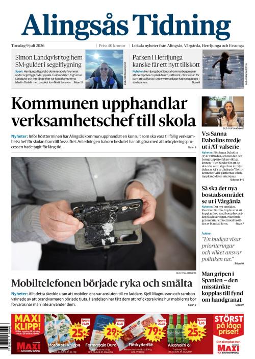 Alingsås Tidning 9.7.2026