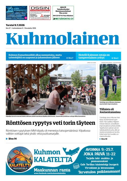 Kuhmolainen 9.7.2026