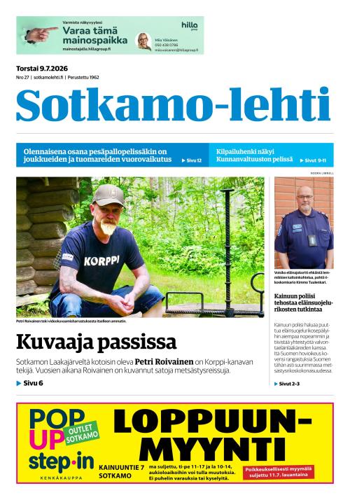 Sotkamo-lehti 9.7.2026