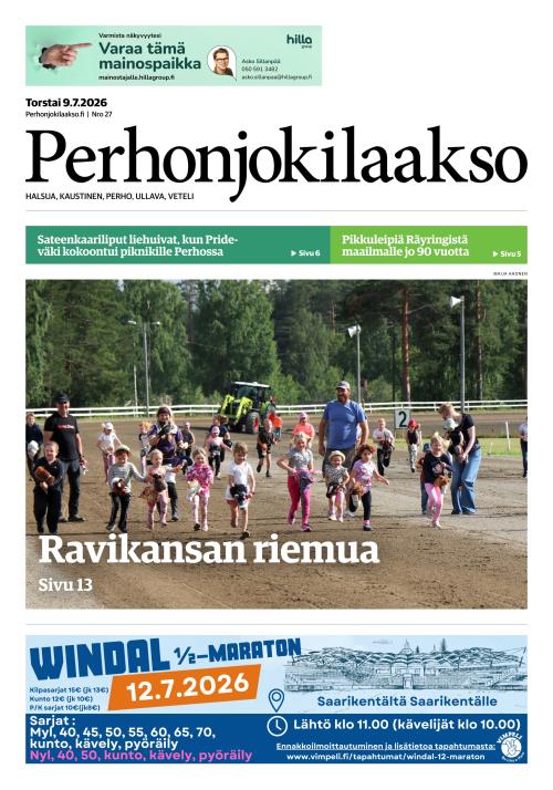Perhonjokilaakso 9.7.2026