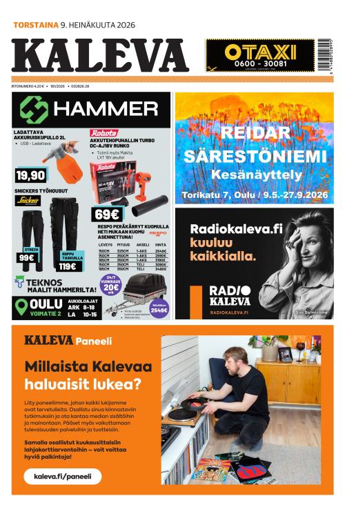 Kaleva 9.7.2026