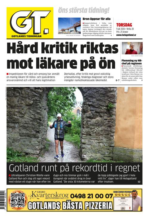 Gotlands Tidningar 9.7.2026