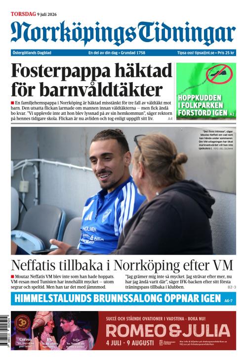 Norrköpings Tidningar 9.7.2026