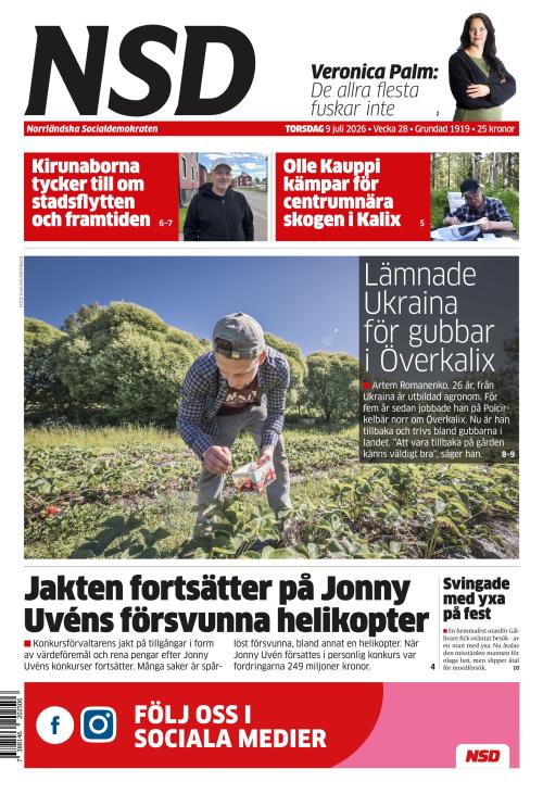 Norrländska Socialdemokraten 9.7.2026