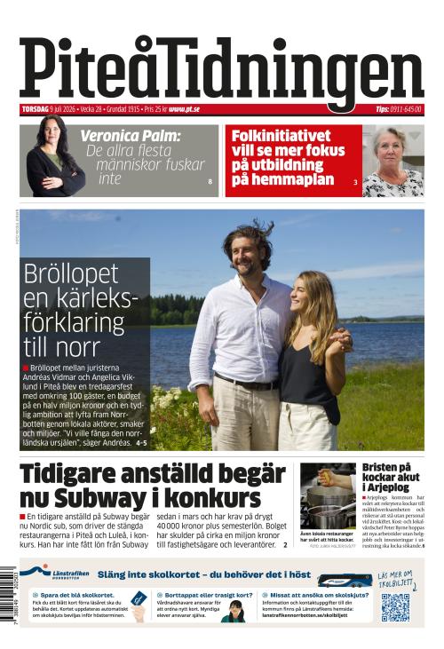Piteå-Tidningen 9.7.2026