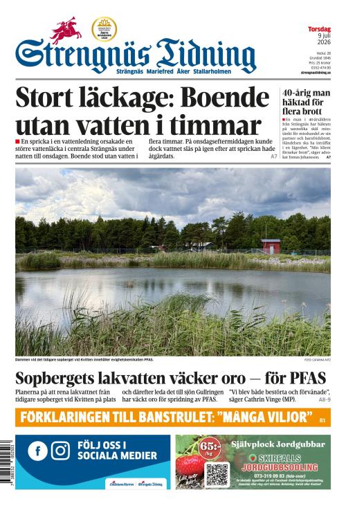 Strengnäs Tidning 9.7.2026