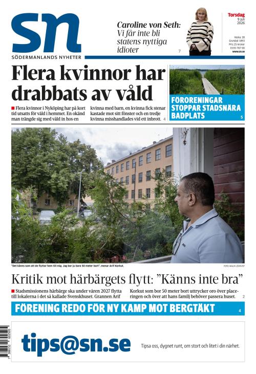 Södermanlands Nyheter 9.7.2026