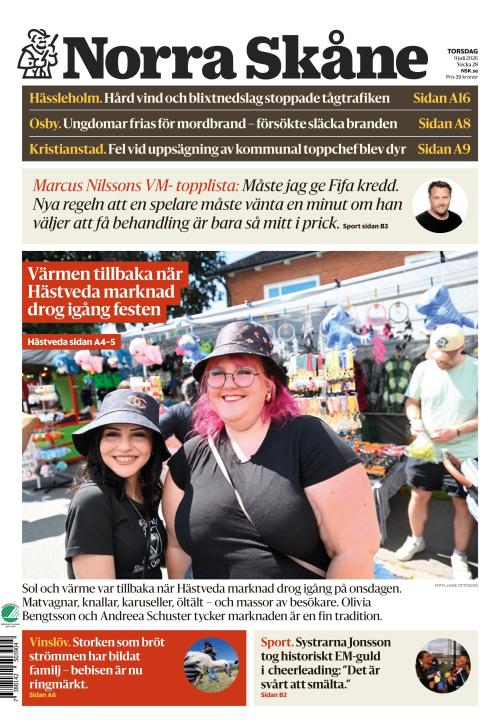 Norra Skåne 9.7.2026
