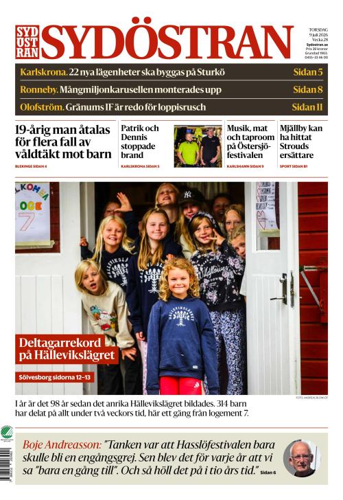 Sydöstran 9.7.2026