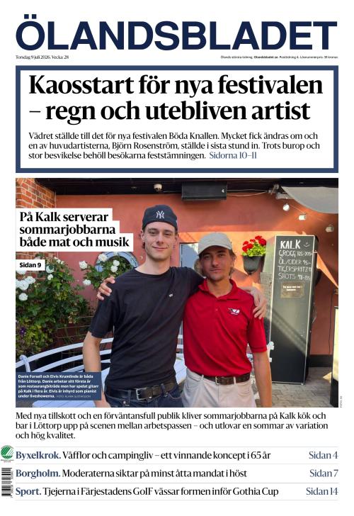Ölandsbladet 9.7.2026