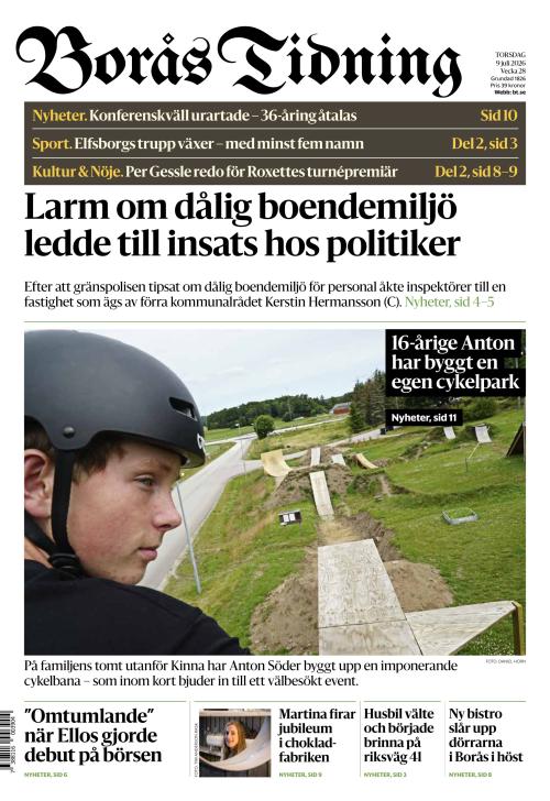 Borås Tidning 9.7.2026