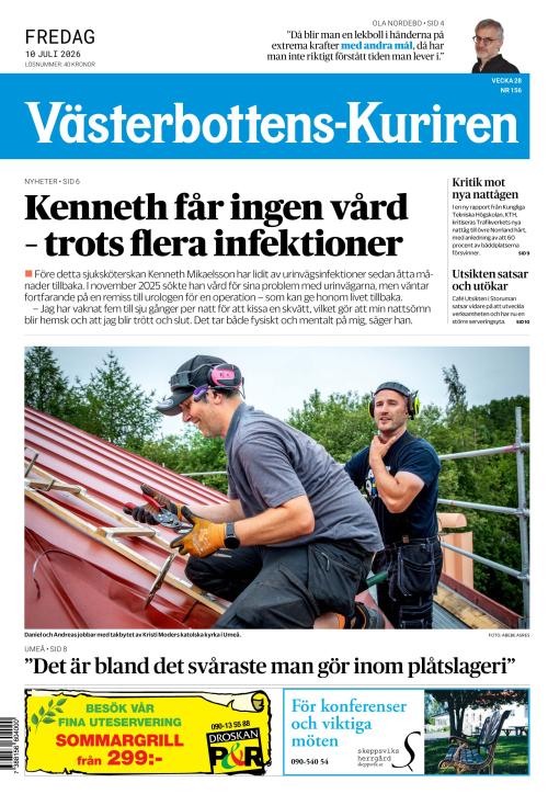 Västerbottens-Kuriren (SE) 10.7.2026