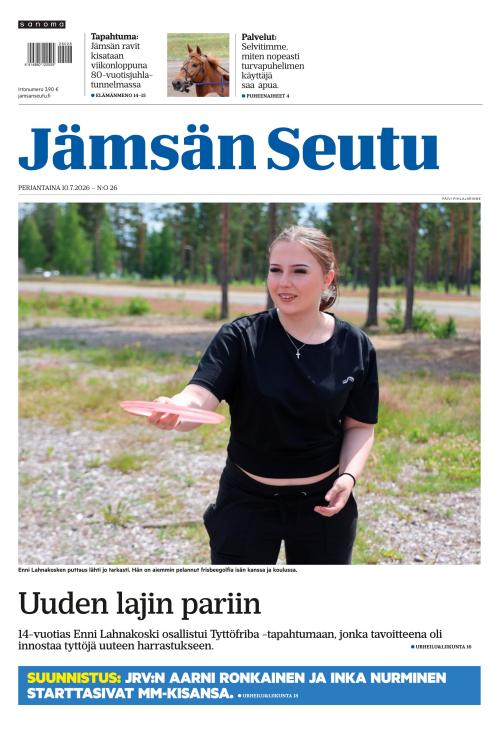 Jämsän Seutu ja Vekkari 10.7.2026