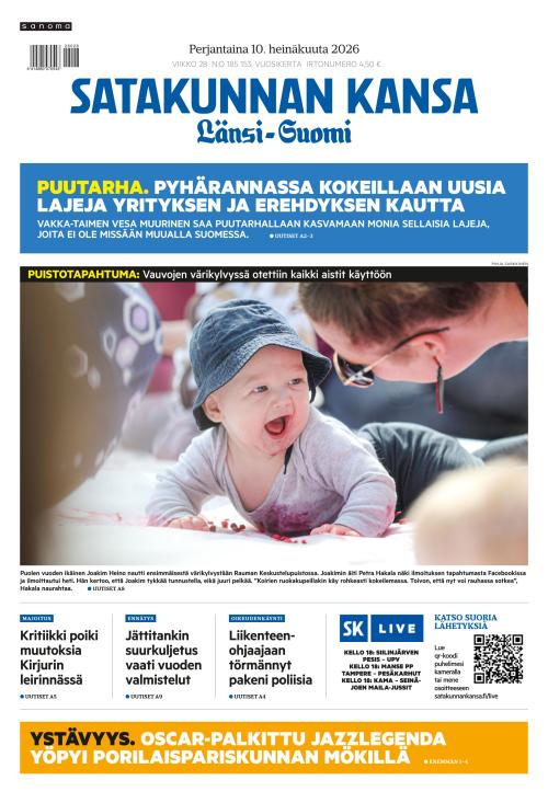 Satakunnan Kansa Länsi-Suomi 10.7.2026