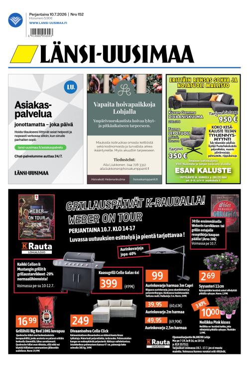Länsi-Uusimaa 10.7.2026