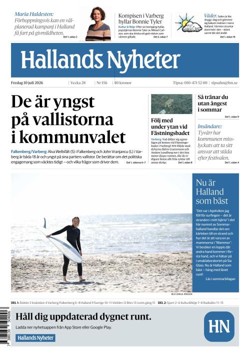Hallands Nyheter 10.7.2026