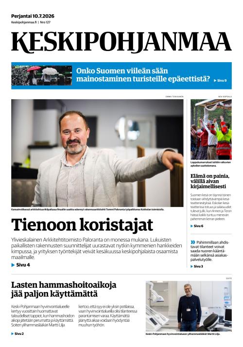 Keskipohjanmaa 10.7.2026